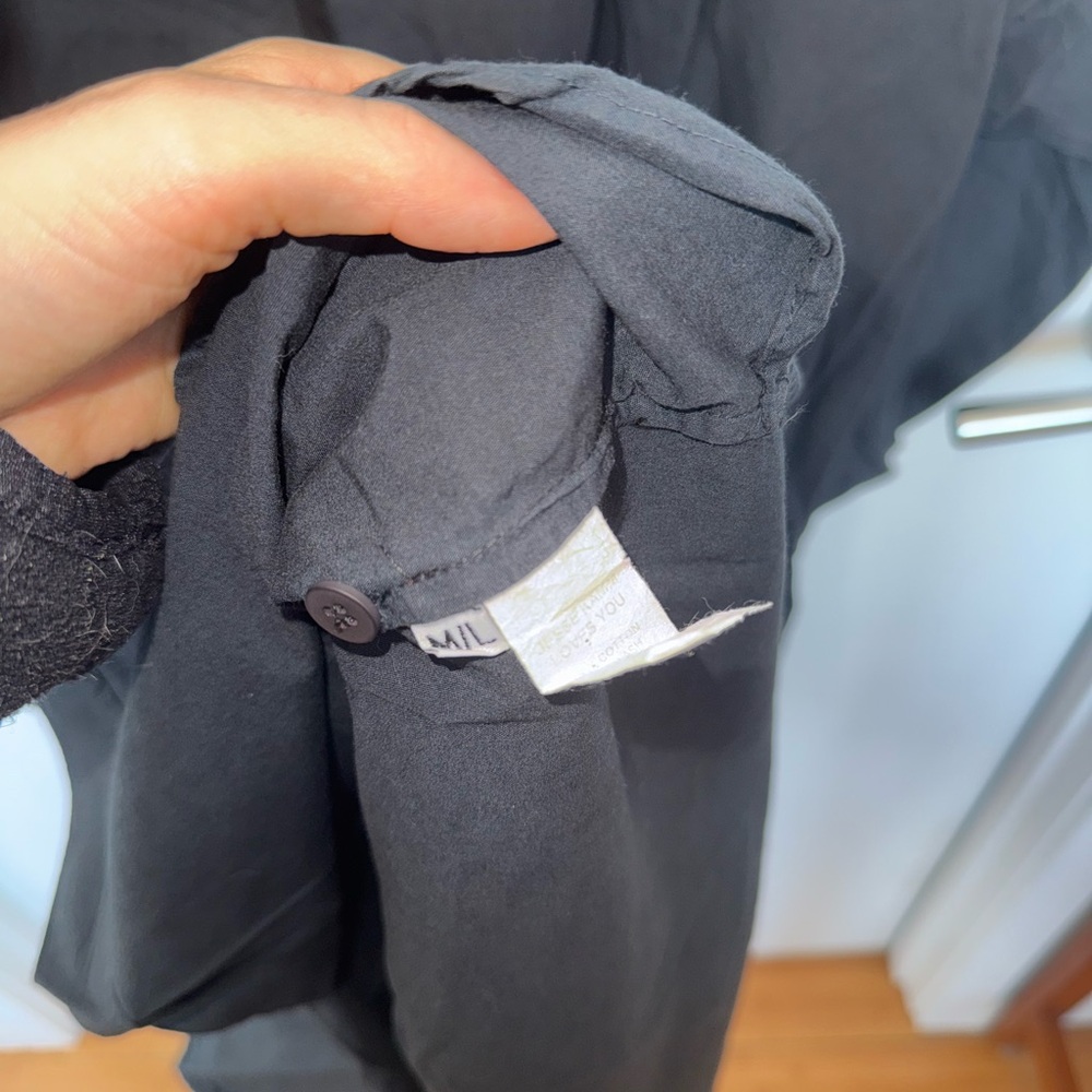 Jesse Kamm Black Shirt Dress - Picture 6 of 6